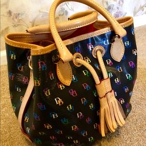 Dooney and Bourke Signature Rainbow “DB” Handbag